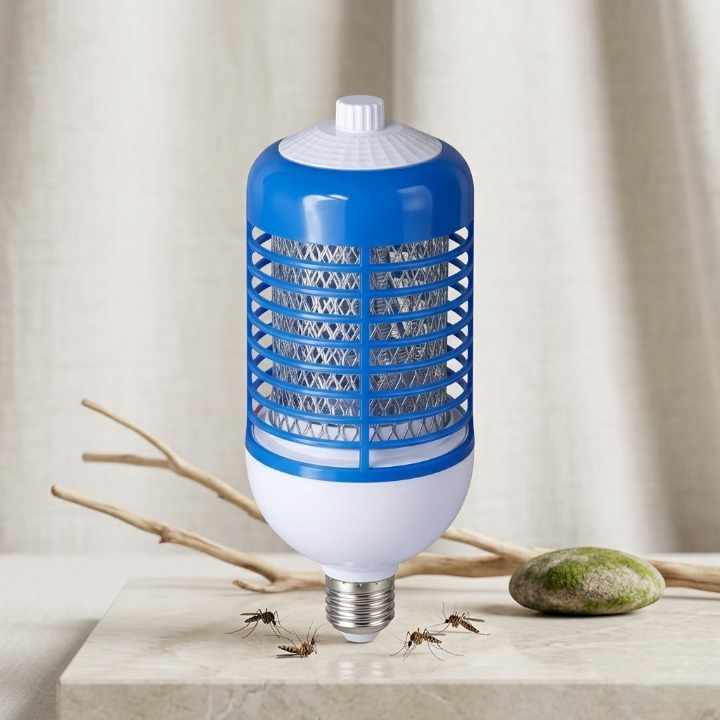 1200 Watt Millat LED Anti-Mosquito Insect Killer (Large 10-Inch) – High-Voltage Electronic Bug Zapper Lamp