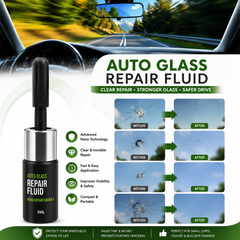 Professional Nano Windshield Glass Crack Repair Fluid (3ML) | Fast Repair for Chips, Cracks & Bullseye Damage