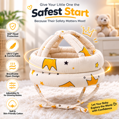 360° Baby Safety Helmet – Ultra-Light Anti-Collision Head Protection for Crawling, Walking & Active Play